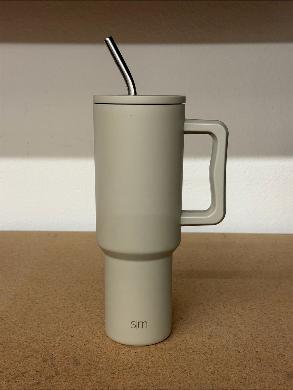 Simple Modern 40 oz Trek Tumbler in Almond Birch